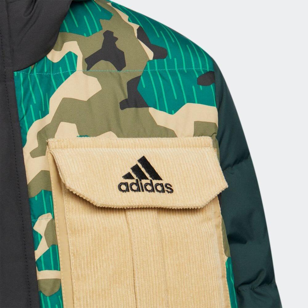 Adidas FW22 Down Jacket Kids' Honor Green HM9659