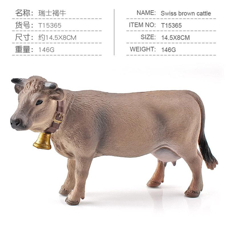 4 types Bull Buffalo Bison Model Simulation Cattle Animal Action Figure Figurine Educational Toys for Children Home Decor Gift