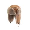 Unisex Winter Windproof Leather Aviator Hat with Warm Ear Protection