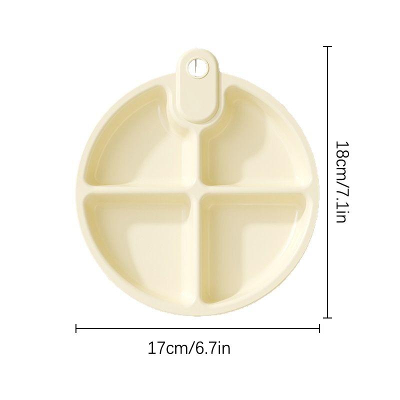 Küche Lauch Ingwer Knoblauch Beilage Fachgeteilte Aufbewahrungsschale 4 Fächer Topfvorbereitung Zutaten Unterteilter Teller