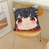 Game Cute  ZZZ Face Q-version Avatar Cushion Cover Pillow Cover Decoration Room Home Sofa Living Office Car Nordic Simplicity