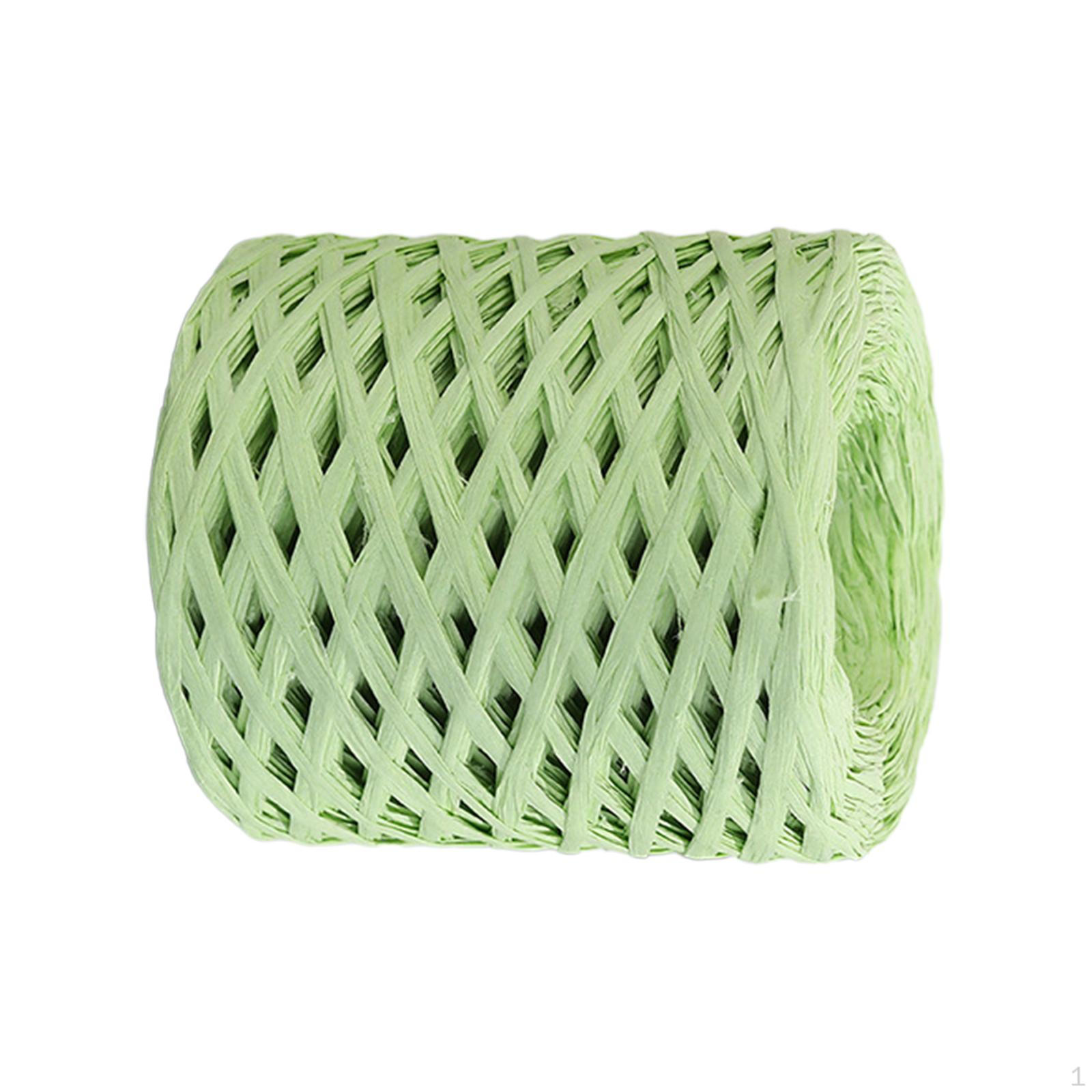 

200 м/рулон Декорація паперової стрічки з рафії Підлягає повторній переробці Довговічна для упаковки подарунків Плетіння День Святого Валентина