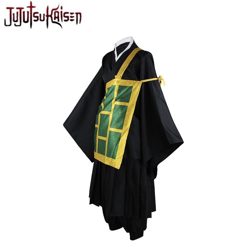 Jujutsu Kaisen Geto Suguru Cosplay Kostým Oblek Uniforma Mnichovský Hábit Halloween