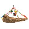 Bird Climbing Net Colourful Swing Hammock Chewing Hanging Mat for Decoration Playing