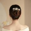 Kristallstern Damen Brautkopfschmuck Elegante Strass-Kristall-Haarkamm Tiara-Stil Kopfschmuck Brautjungfern-Geschenk