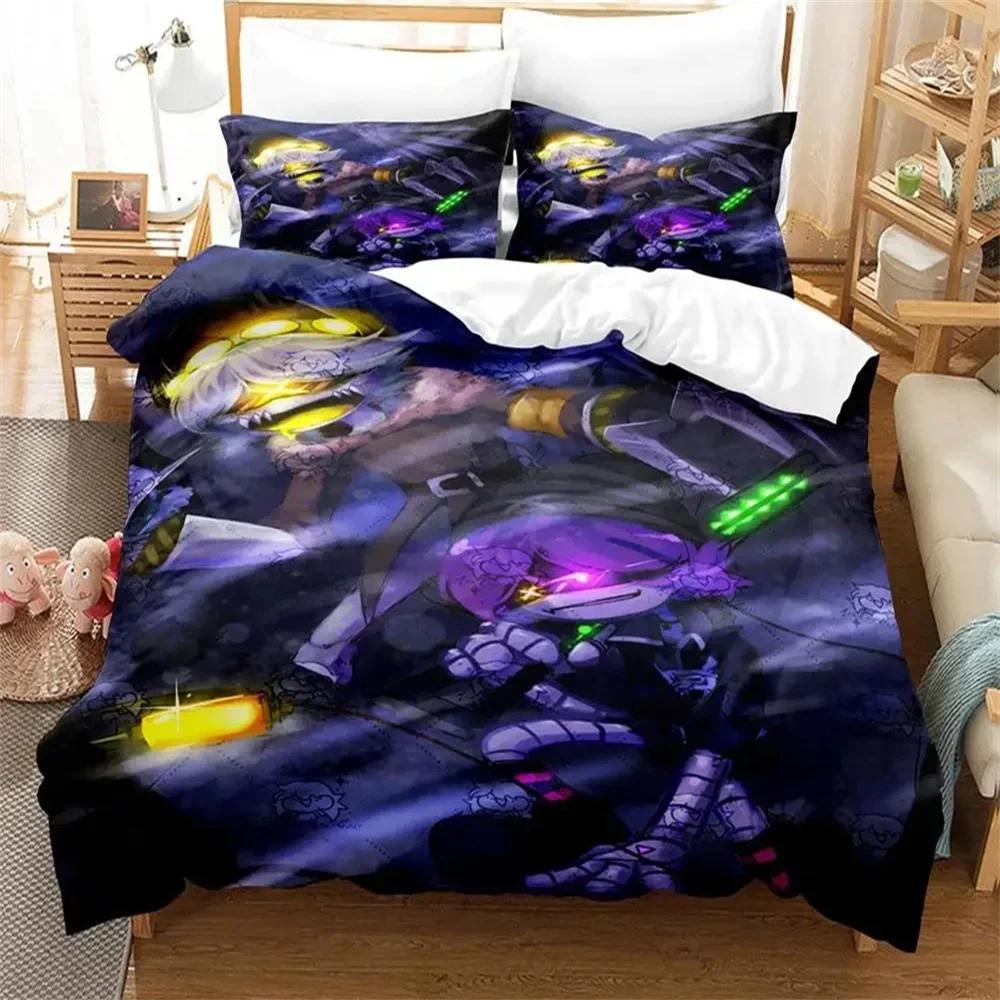 3D Print M-Murder Drones Bedding Set Single Twin Queen Full Size Duvet Cover Set Pillowcase Bed Adult Fashion Home Textil