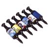6 Peças Mini Garrafa de Cerveja Tees de Golfe Plástico Engraçado Conjunto de Tees de Golfe Presente de Golfe Único para Homens e Mulheres