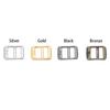 20pcs 4mm  Mini Ultra-small Tri-glide Buckle Diy Dolls Buckles Belt Buttons  Bags Accessories