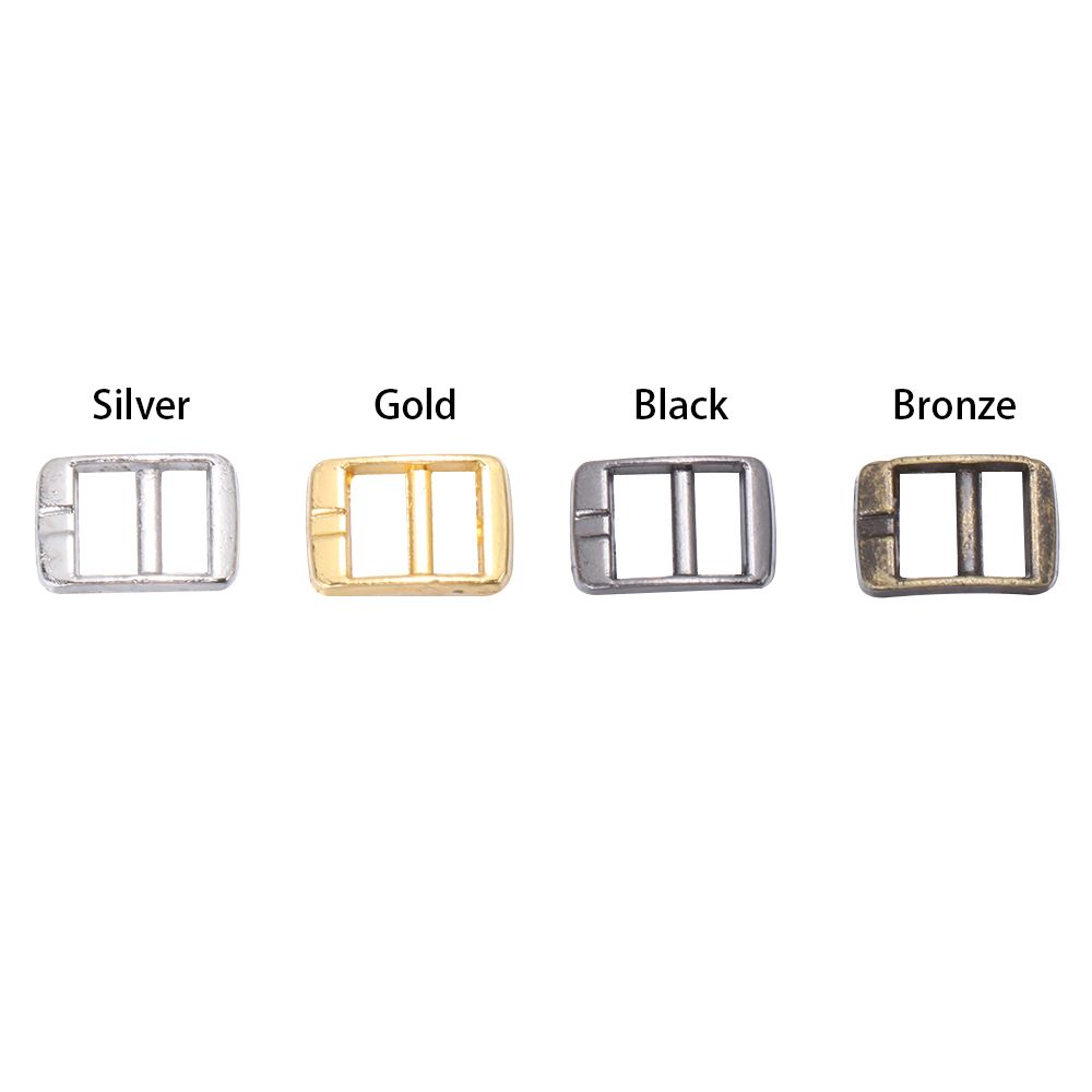 20pcs 4mm  Mini Ultra-small Tri-glide Buckle Diy Dolls Buckles Belt Buttons  Bags Accessories