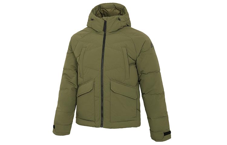 Adidas Down Jackets Men s Green Hooded Moderate Other GT6535 XXL
