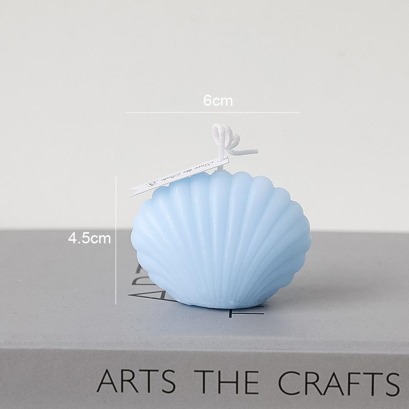 Ins Handmade Cute Small Shell Candle Scented Candle Aromatherapy Soy Wax Candle Wedding Birthday Candles Party Home Decoration