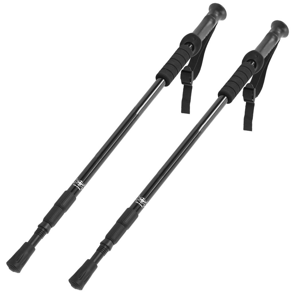 Utendørs Aluminiumlegering Gåstaver Anti-skli Vandring Klatring Trekkingstaver Sett