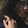 Retro Mongolian Tribal Flower Pattern Open Ring for Men & Women Antique Gothic Adjustable Ring Alloy Silver Plated  Gift