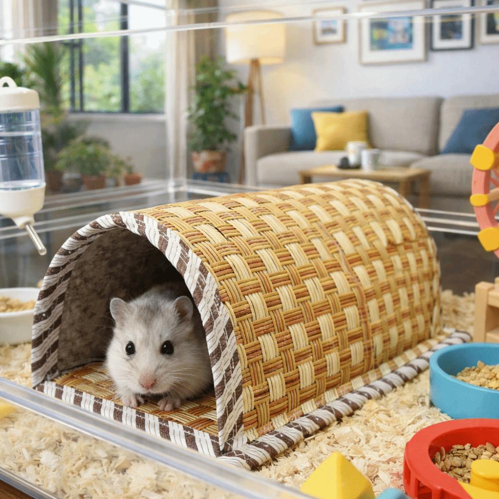 Breathable Pet Cave Nest Scratch Resistant Hamster Rest Shelter Guinea Pig Tunnel  Pet Resting