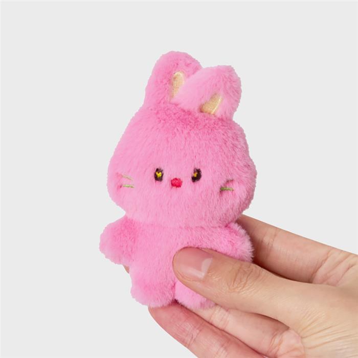 LINE FRIENDS bunini Plush Stick-on (PINK)