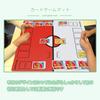 Dnoymab Full Size Playmat Card Game Rubber Playmat for 2 Players with Storage Bag 60x60cm Non-Slip (2mm Red/White)