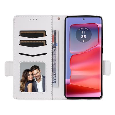 For Motorola Edge 50s Pro 5G/Edge 50 Pro 5G/Edge 50 5G Case with Wrist Strap Litchi Texture PU Leather Wallet Phone Cover