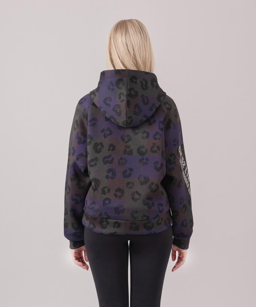 Women'S Neoprene Print Hoodie_N_Gas_H_D_Lp_01