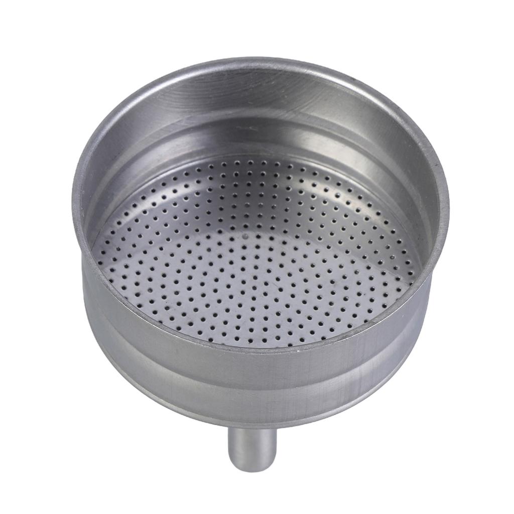Convenient 6 Cup Moka Pot Funnel Durable Stainless Steel Replacement Funnel For Moka Pot Enhancing Coffee Flavor