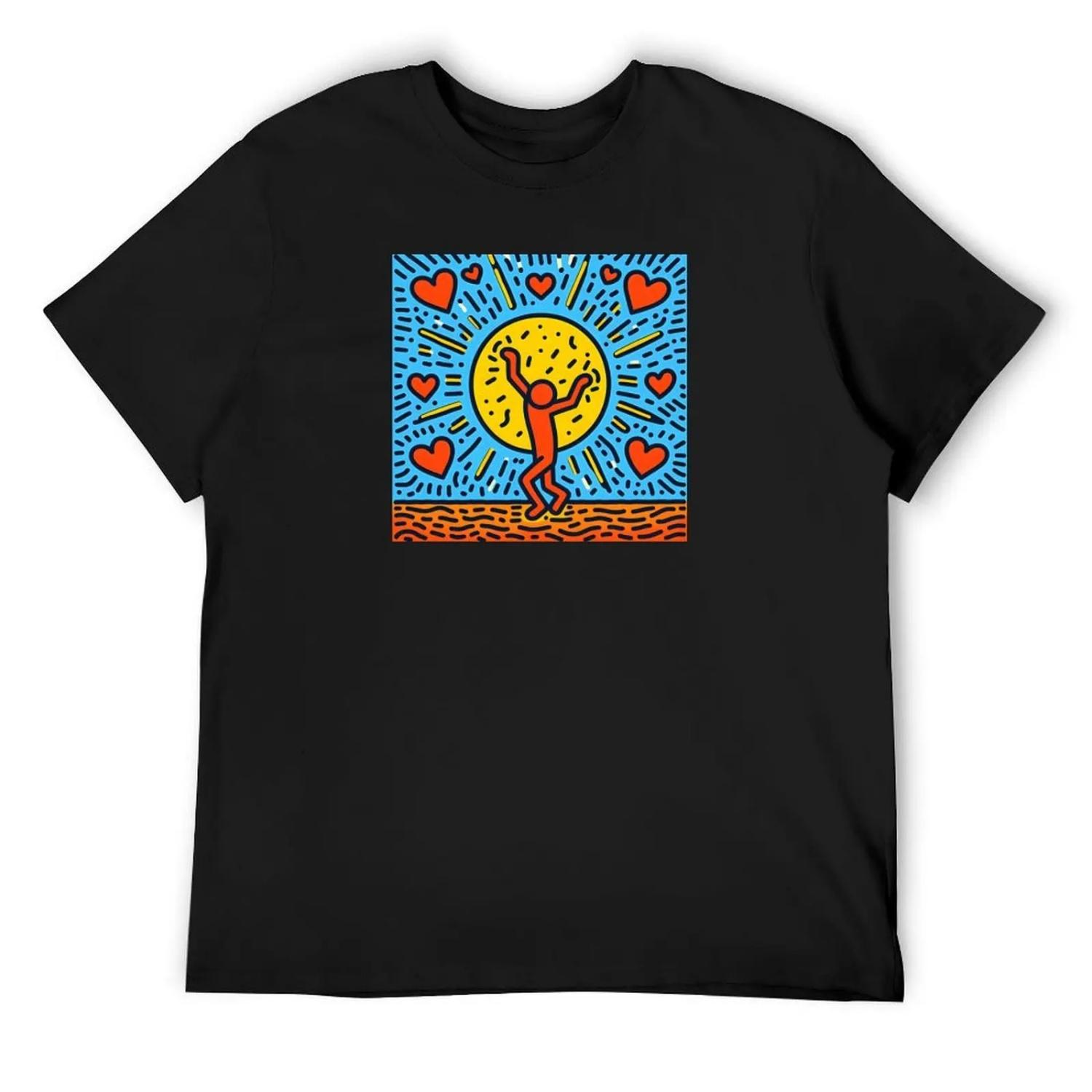 

Dance of love Original Urban Design Street ART vaninochu T-Shirt summer top Funny t-shirt cute tops t shirts men XXXXXL чорний
