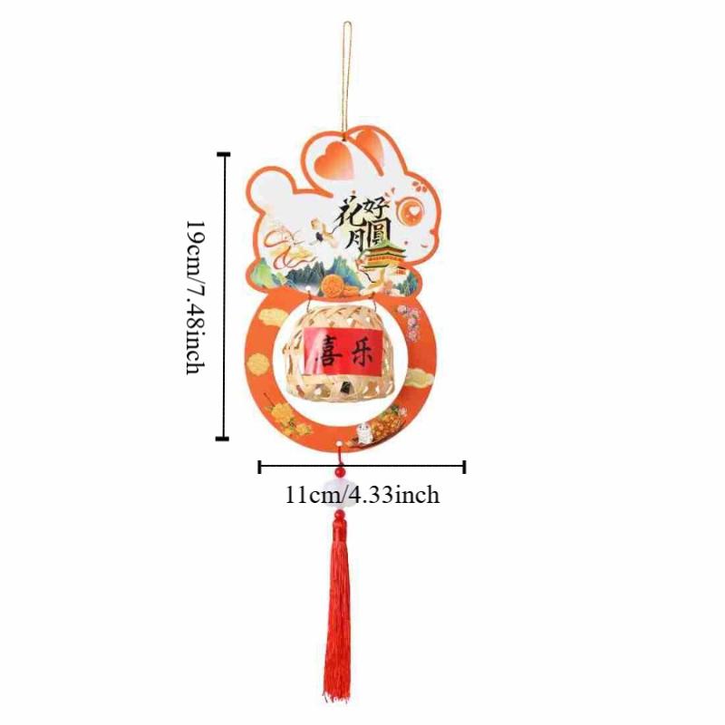 Weaving Middle Autumn Festival Lantern Rabbit Ancient Style Handheld Lantern  Women