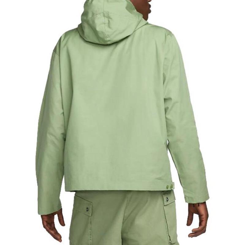 Nike Bluza z kapturem z logo w jednolitym kolorze z kieszenią Męskie topy Zielony DX0718-386
