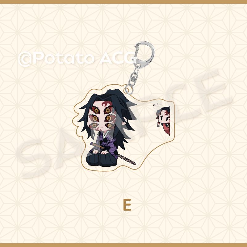 

Брелок-подвеска Аниме Клинок, рассекающий демонов Kimetsu No Yaiba Камадо Тандзиро Двусторонний HD Подвеска для сумки Подарок для фанатов Реквизит для косплея Ювелирный подарок E