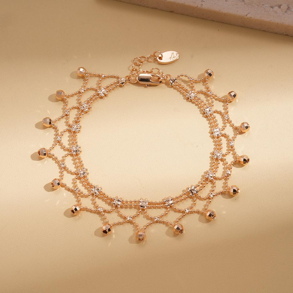 Line tassel necklace, personalized trend, simple collarbone chain design, sense of decoration