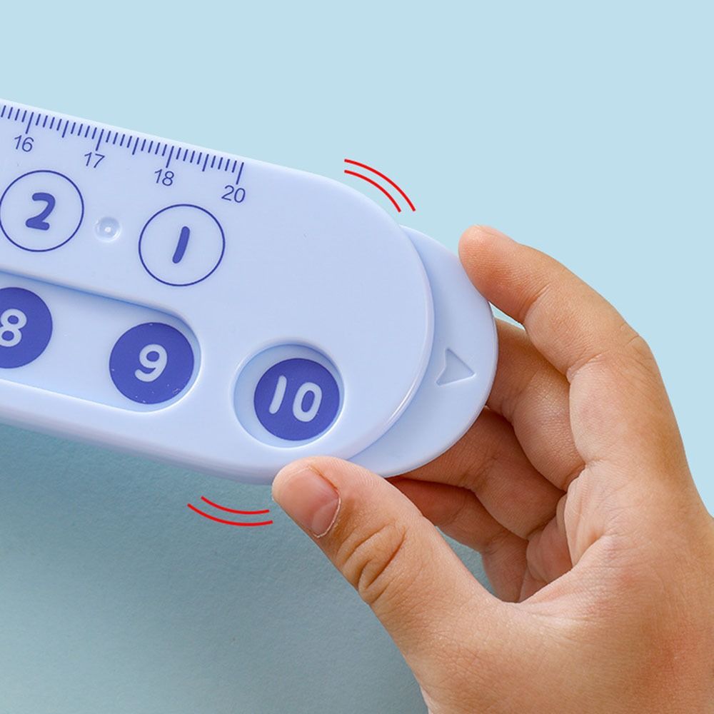 Enlightenment Aid Straight Ruler Early Education Student Ruler Number Decomposition Ruler  Students
