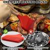Silicone Basting Brush, Large BBQ Pastry Brush for Cooking, Extra Large Basting Brush for Grilling, Baking, Baking, for BBQ for Sauce, Butter, Marinad