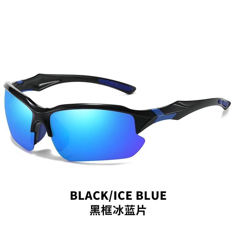 Outdoor European and American style trend cool fashion sports glasses night vision blackout driving cycling sunglasses men and women