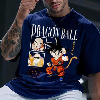 Dragon Ball Anime T Shirt Men Women 2026 Summer Cotton Short Sleeve Tee Goku Graphic Print Casual Streetwear Tops Y2k Clothes
