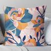 Flower Art Pillow Case Fashion Square Pillowcase Bedroom Sofa Room Ins Decoration Leisure