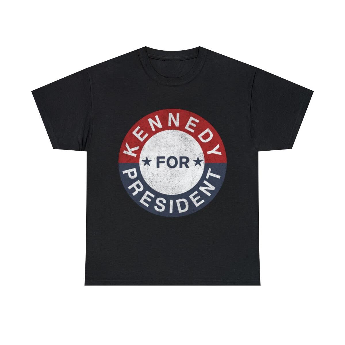 Retro JFK Kennedy For President 1960 Graphic Tee Shirt, S-5XL 4XL