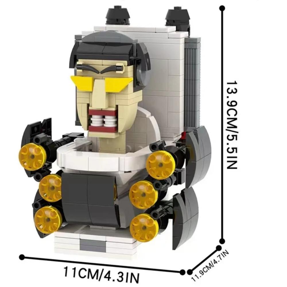 Skibidi Toilet Building Blocks Toy Titans Cameraman Speakerman Drillman TV Man Woman Camera Speaker Man G Drill Man Figure Toy