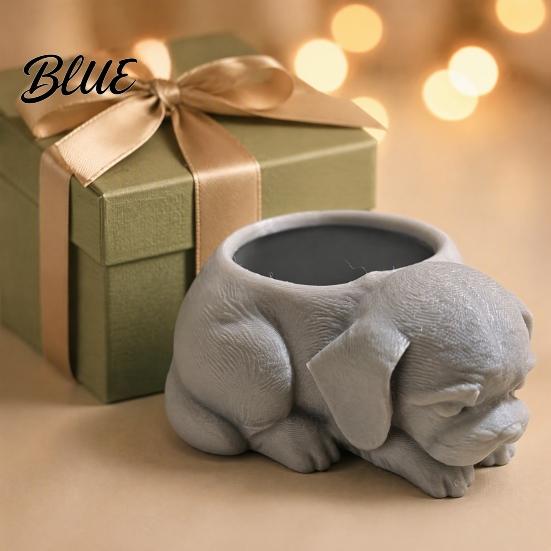 Customizable DIY Plant Pot Puppy 3D Planter Container Cute Printed Decorative Lying Dog Succulents Shaped Planter Pot for