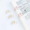 100pc Creative Imitation Gold Bicycle Paper Clip Office Stationery Paper Clip Shaped Metal Bicycle Paper Clip