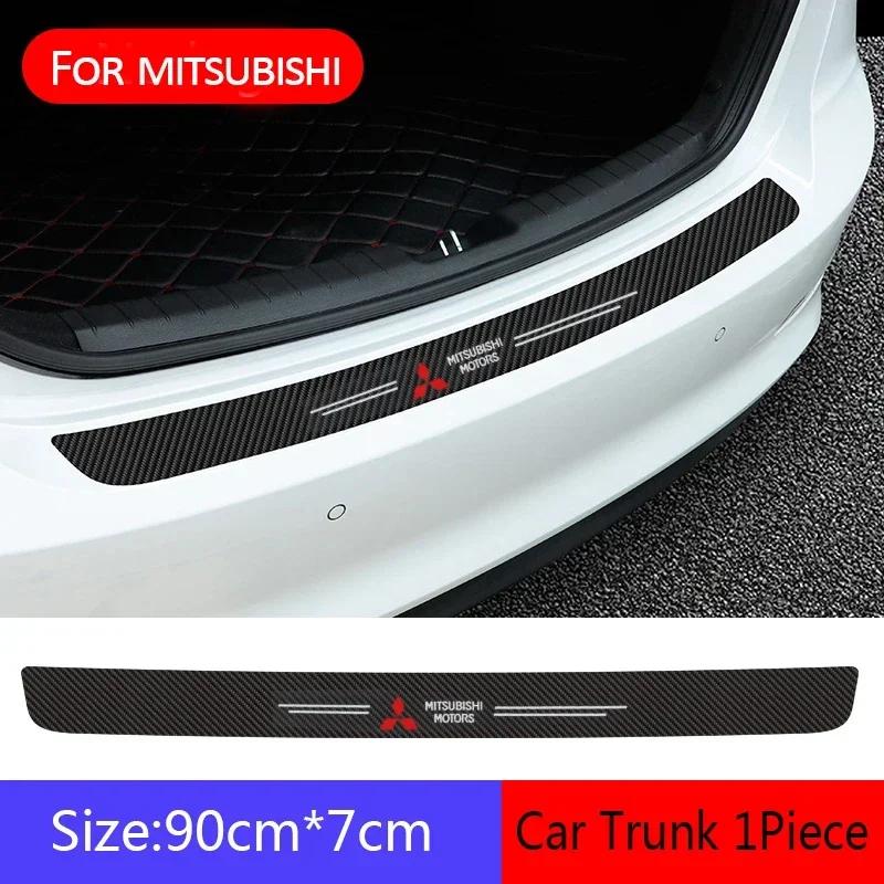 Carbon Fiber Car Threshold Protective Sticker Door Sill Decal for Mitsubishi Outlander L200 ASX Lancer 9 10 Mirage Pajero Mirage