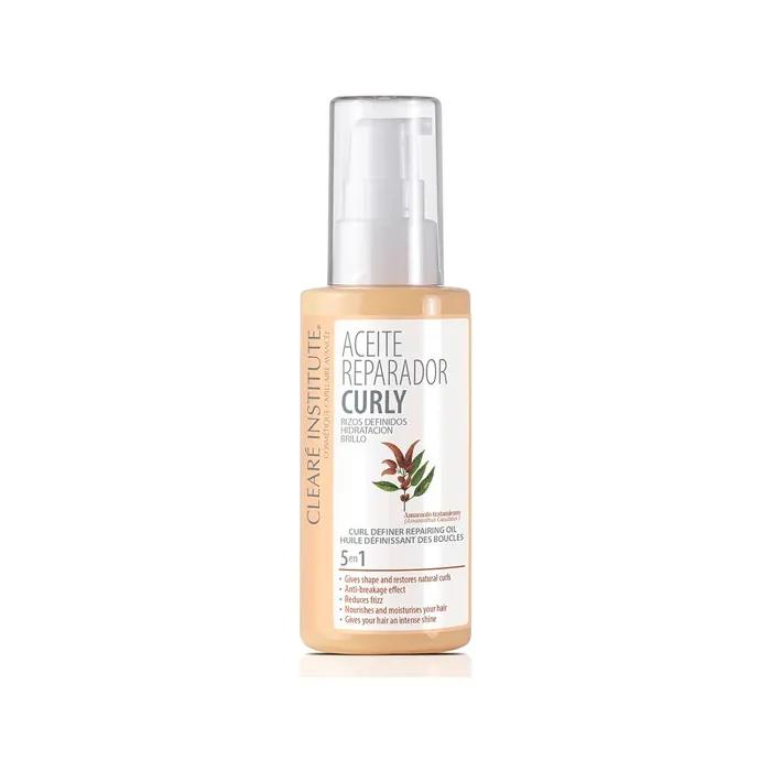 Прозрачный?Institute Curly Curls Определяющее масло для восстановления кудрей Увлажнение Блеск 50 мл