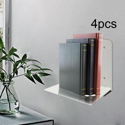 4 Pieces Floating Bookshelves Book Organizers Heavy Duty Invisible Books Holder Wall Ledge Shelves