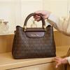 Large-capacity Retro Exquisite Versatile Handbag, High-end Printed Tote Bag, Simple Casual Commuting Versatile Women's Bag