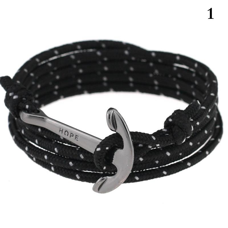 Genuine Leather Bracelet Qnw2297 Braided Bangles Vintage Men's Women's Unisex Round Anniversary
