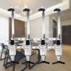 Bar Accessory 4 Bottle Spirits Rotary Wall Mounted Bottle Stand Dispenser Rack