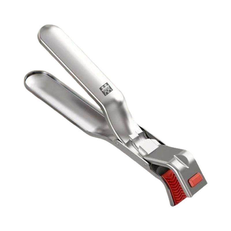 Anti Scalding Pan Gripper Non-slip Ergonomic Grip 1Pc Hot Bowl Holder Dish Clamp for Home Cooking Baking
