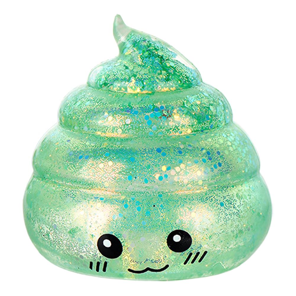 Funny Glitter Poo Stress Ball Toy For Kids Adults, Squeeze Fidget Prank Toy April Fool'S Day Gift, Sensory Stress Relief