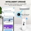 Multifunctional Wireless Temperature & Humidity Sensor Real-Time Home App Monitoring Voice Control Via Alexa & Google Assistant Thermometer for Home