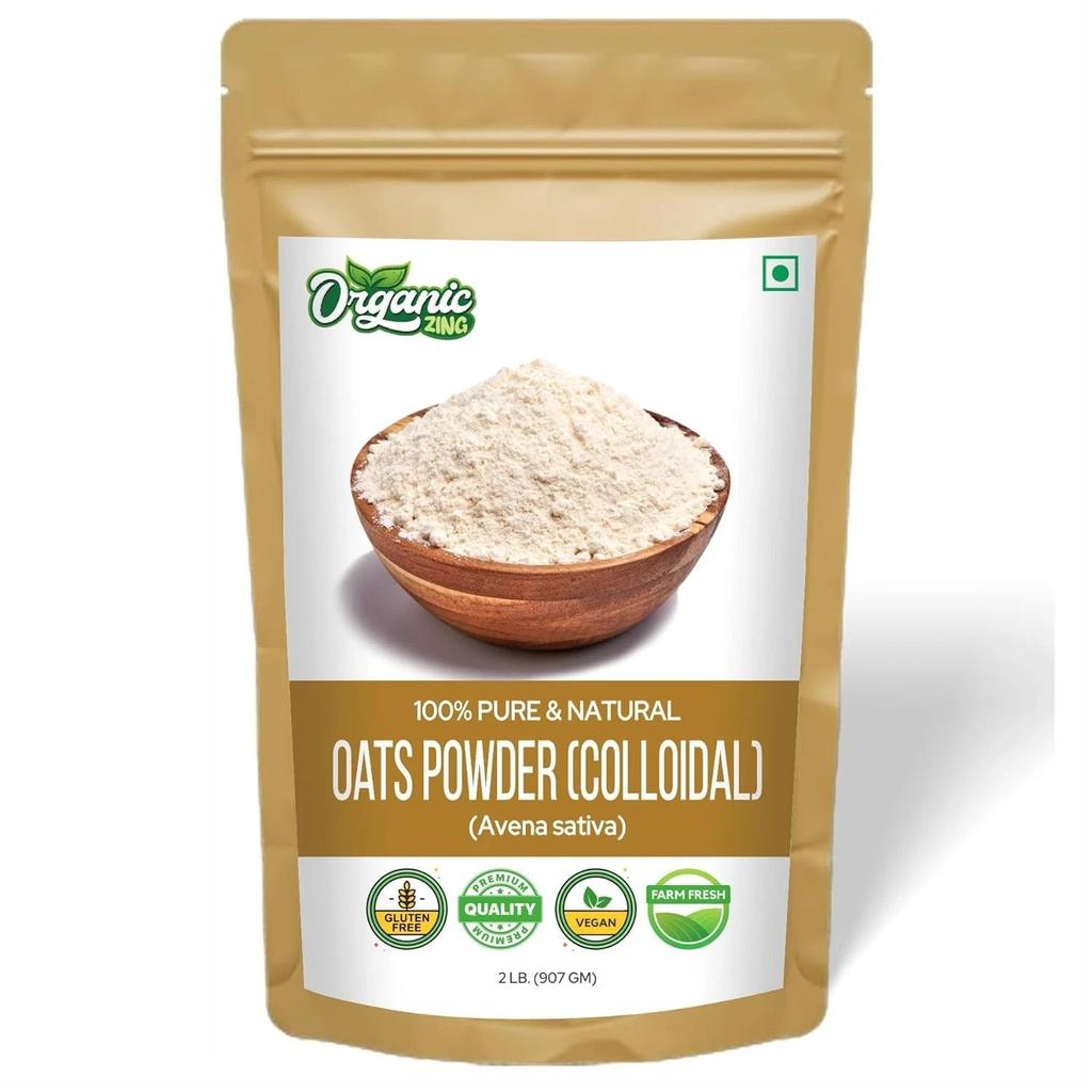 Organic Zing Oat Powder (Colloidal)Gluten-Free Skincare & Recipes 454g