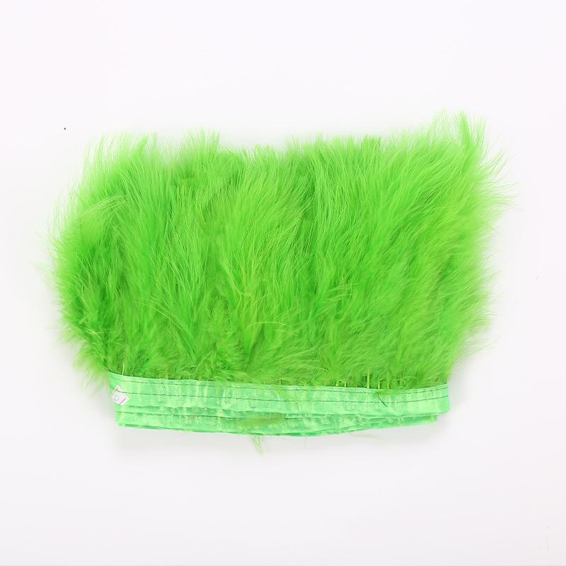 Full Velvet Turkey Feather Cloth Edge Diy Feather Headdress Corsage Decorative Material Feather Clothing Accessories
