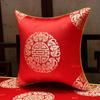 35x50cm/45x45cm Jacquard Plant Bamboo Cushion Cover Chinese Light Luxury Tassels Pillow Covers Decorative Green Black Home Decor