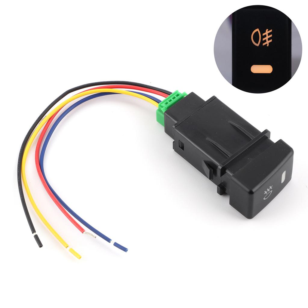 Auto Front Nebel Licht Schalter Taste mit Anschluss Kabel Fit für ISUZU MUX DMAX